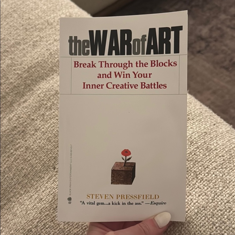 The War of Art by: Steven Pressfield. Paperback.